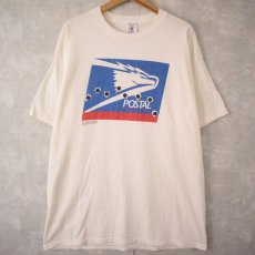 画像1: アメリカ社会風刺画 プリントTシャツ XL (1)