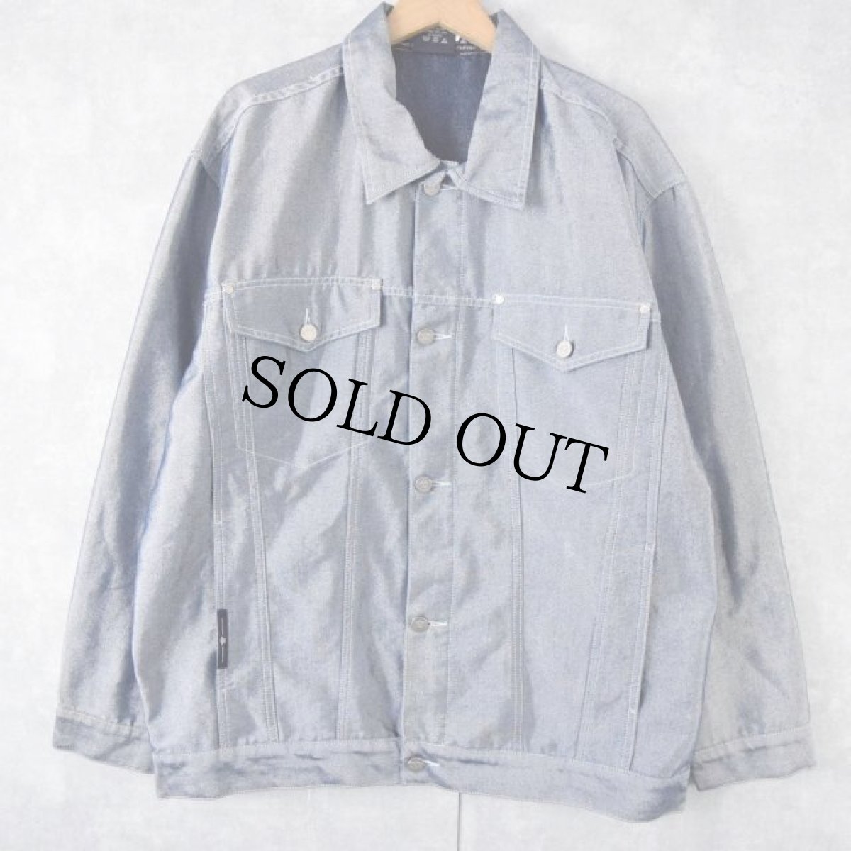 画像2: PUREPLAYAZ JEANS グリッターデニムジャケット&グリッターデニムパンツ SETUP XL (2)