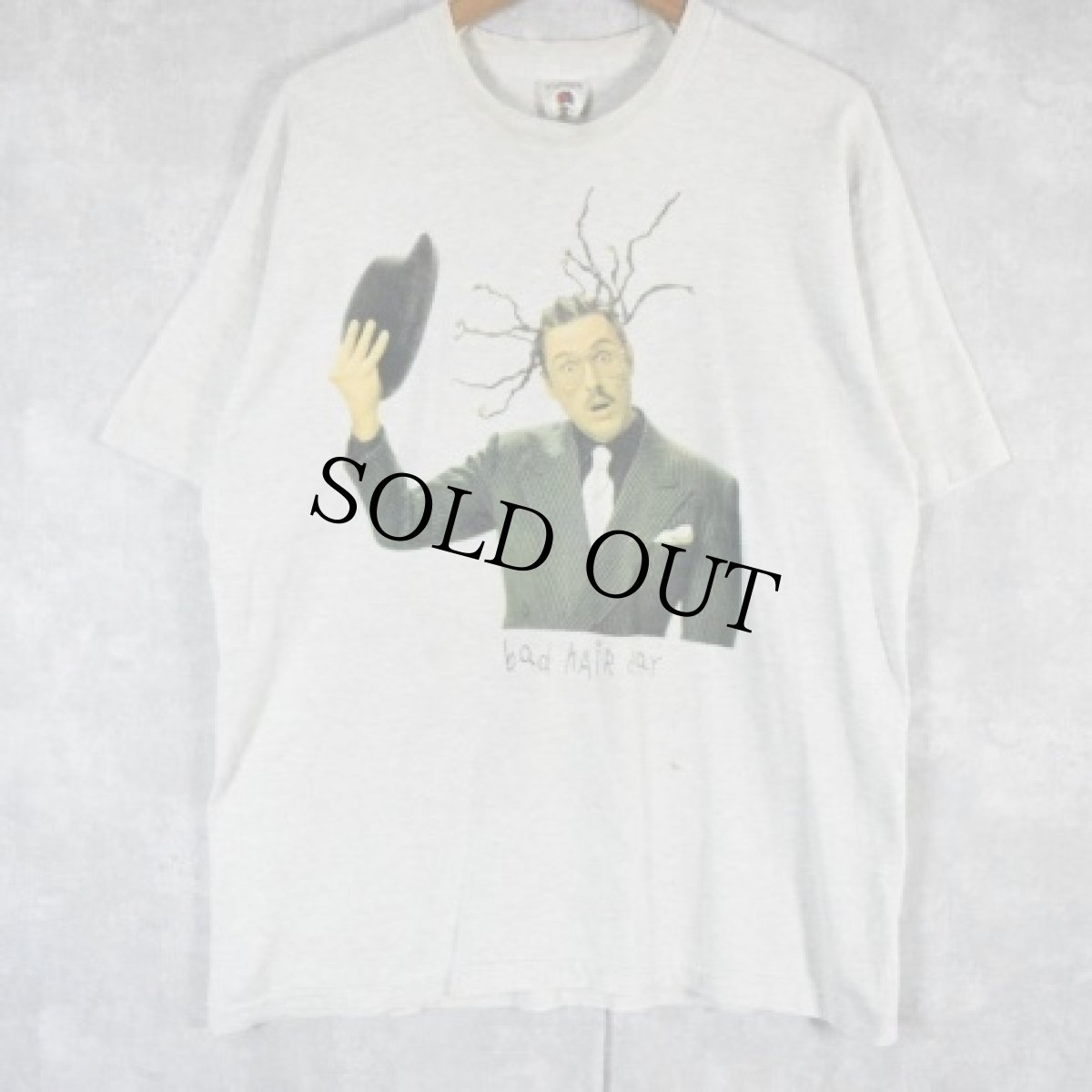 画像1: 1996 Weird Al" Yankovic "bad hair tour" ミュージシャンツアーTシャツ XL (1)