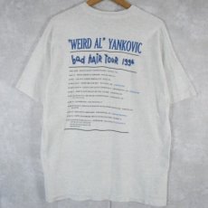 画像2: 1996 Weird Al" Yankovic "bad hair tour" ミュージシャンツアーTシャツ XL (2)