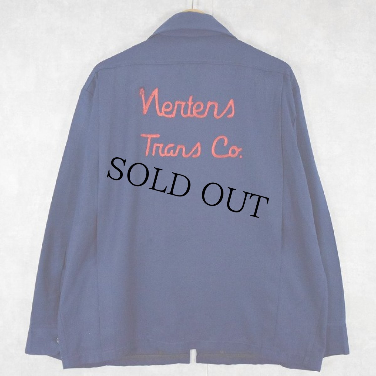 画像2: 60〜70's Unitag USA製 チェーン刺繍ジップジャケット (2)