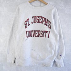 画像1: 90's Champion REVERSE WEAVE USA製 "ST.JOSEPH'S UNIVERSITY" L (1)