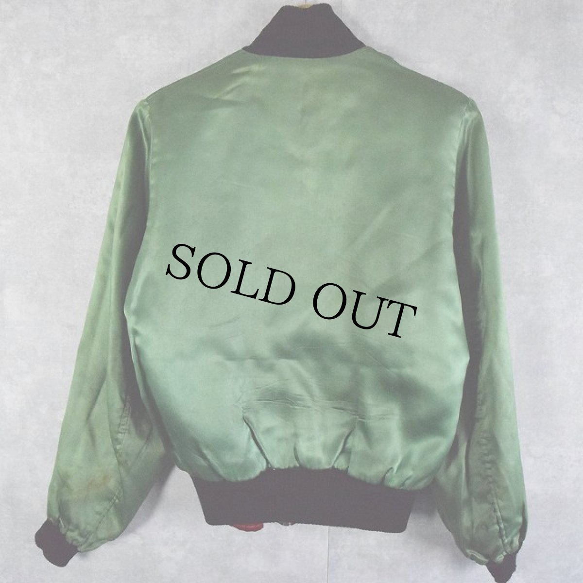 画像3: 50's "Germany" サテンスーベニアジャケット (3)