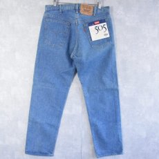 画像1: 90's Levi's 505 USA製 デニムパンツ フラッシャー付きDEADSTOCK W31 (1)