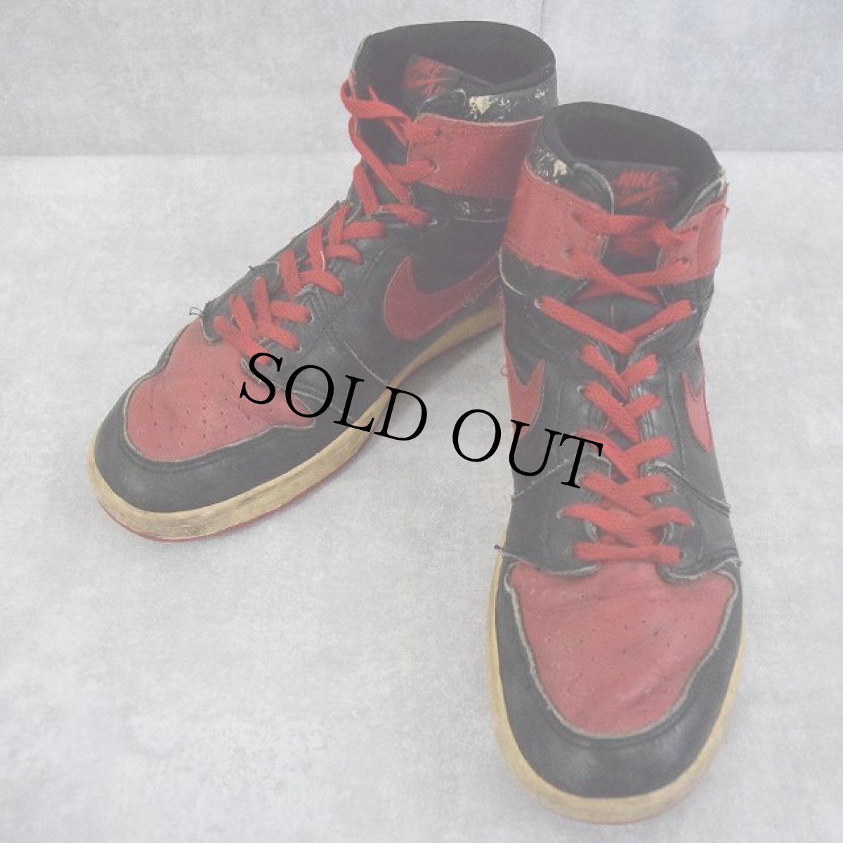 画像1: 1985 NIKE AIR JORDAN 1 "BRED" BLACK×RED US10 (1)