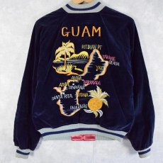 画像1: 50's "GUAM" 別珍スーベニアジャケット (1)