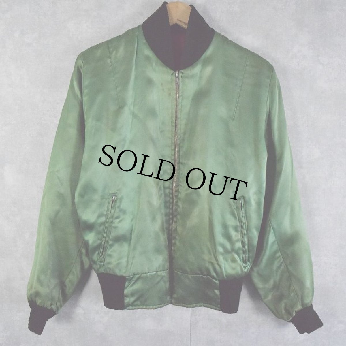 画像4: 50's "Germany" サテンスーベニアジャケット (4)