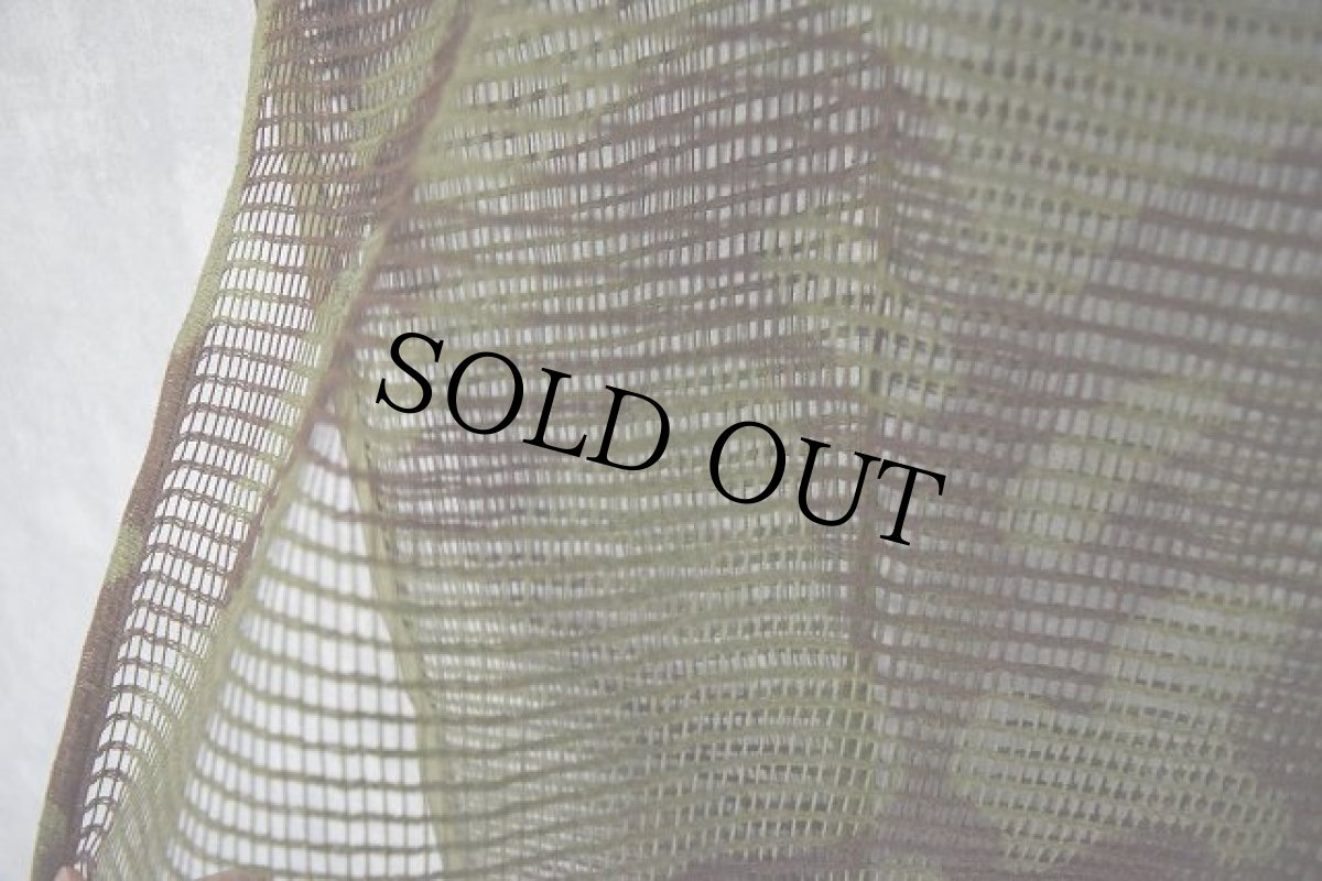 画像2: 50's フランス陸軍 "空挺部隊（エアボーン）" アメーバ迷彩 ネットスカーフ (2)