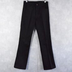 画像1: 90's Levi's 517 USA製 "STA-PREST" PANTS BLACK DEADSTOCK W29 (1)