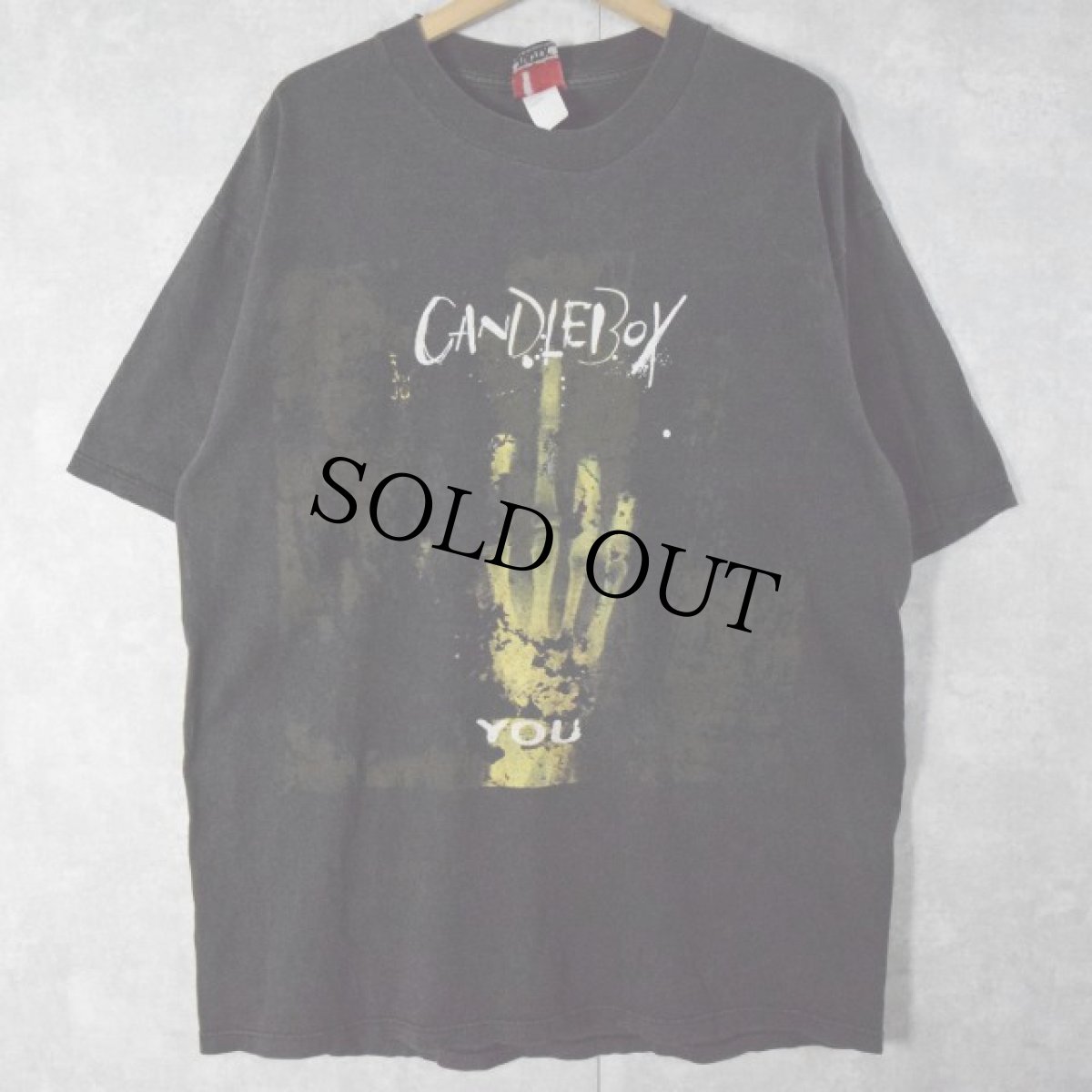 画像1: 90's Candlebox "Fuck you" ロックバンドTシャツ XL (1)