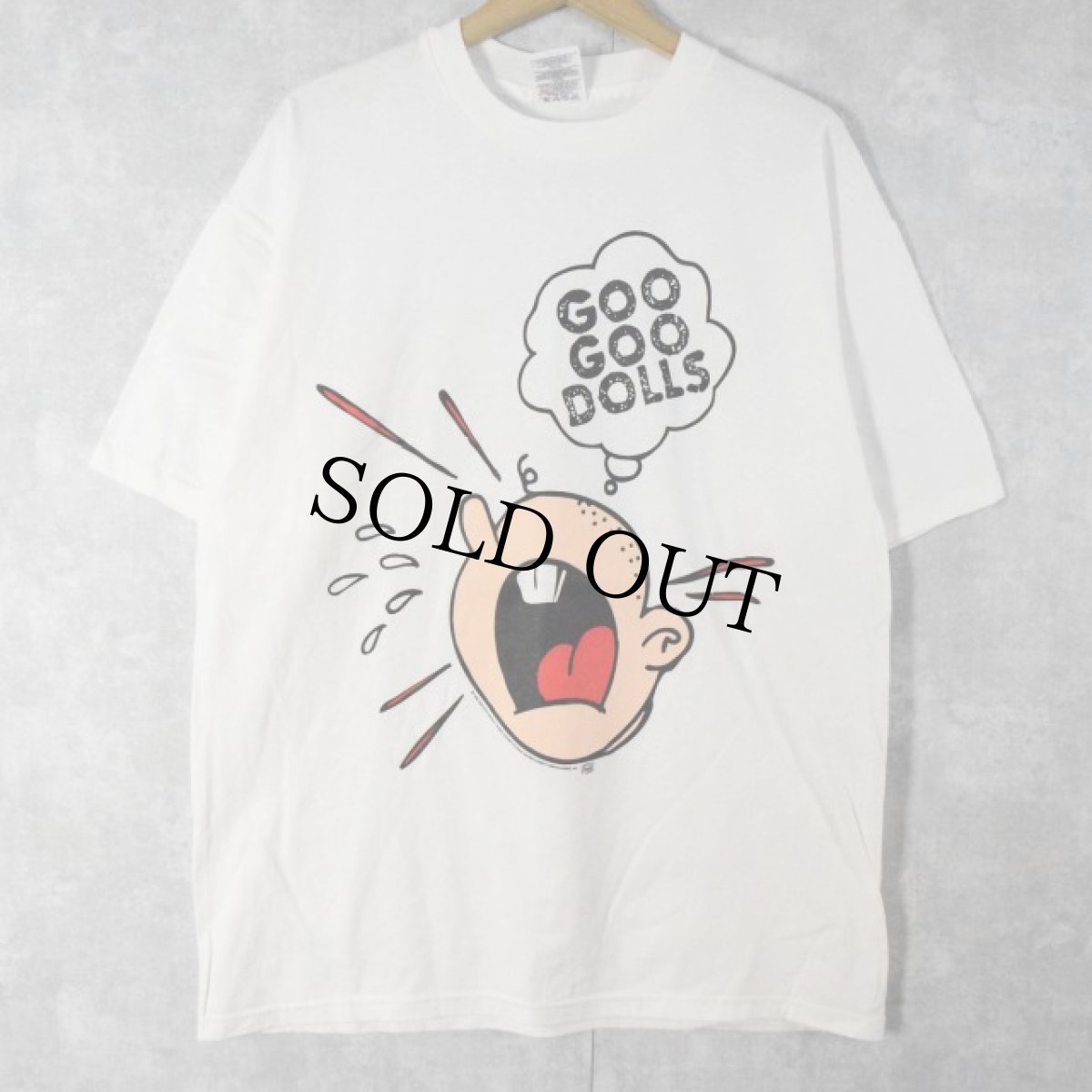 画像1: 90's Goo Goo Dolls ロックバンドTシャツ XL (1)