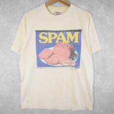 画像1: 90's USA製 "SPAM" プリントTシャツ L (1)