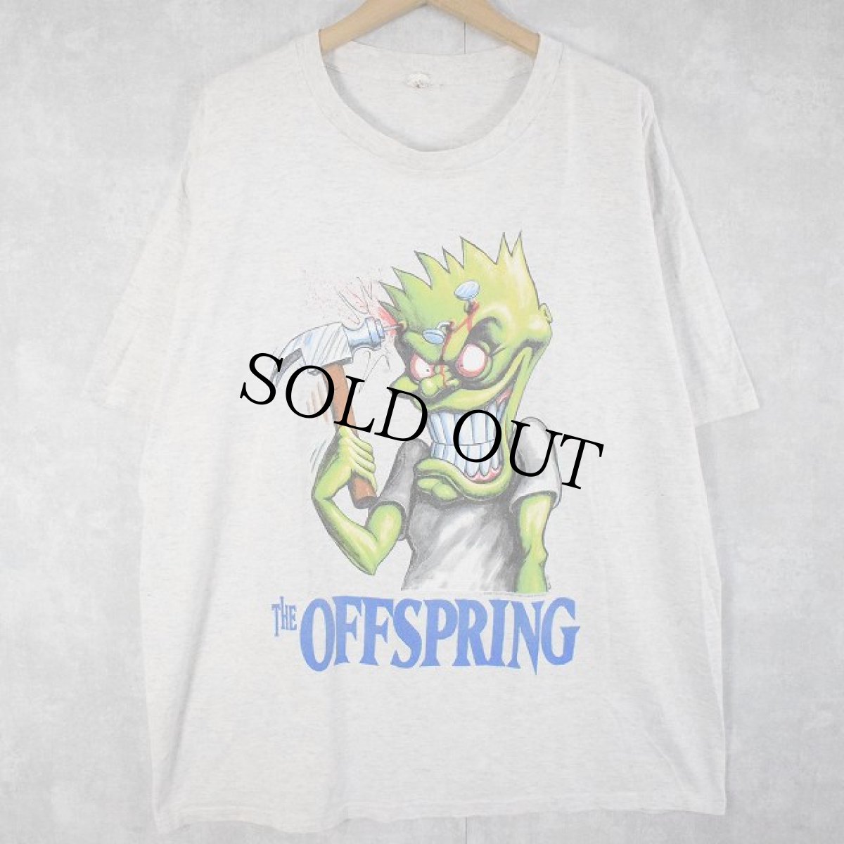 画像1: 1995 THE OFFSPRING USA製 "HAMMERED" ポップパンクバンドTシャツ XL (1)