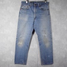 画像1: 70's Levi's 505 66single デニムパンツ W34 (1)