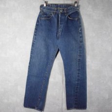 画像1: 60〜70's LEVI'S 501 BIGE デニムパンツ W28 (1)