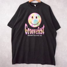 画像1: 90's Groovefest スマイルプリント フェスティバルTシャツ XXXL (1)