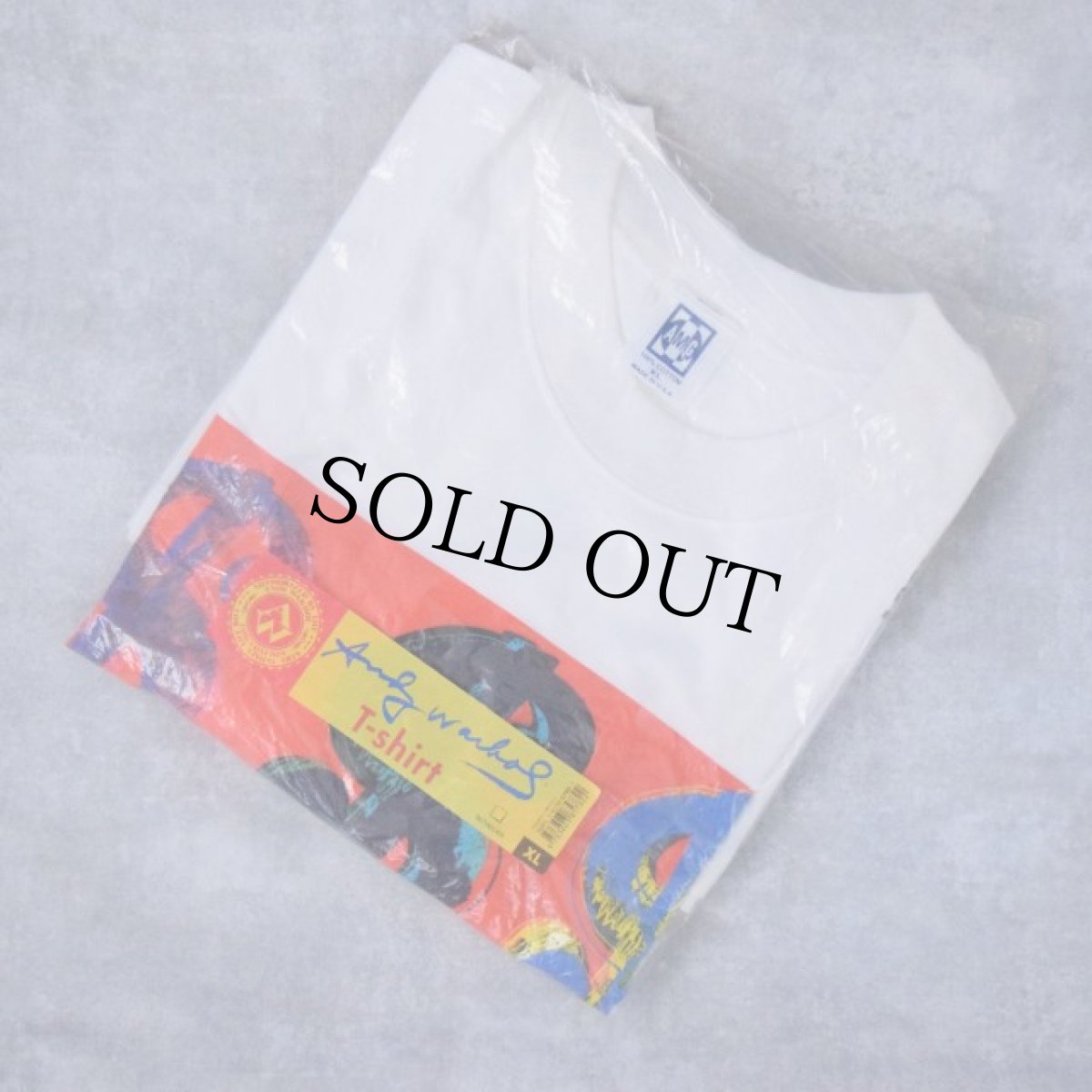 画像2: 90's ANDY WARHOL USA製 “Dollar Sign” アートプリントTシャツ DEADSTOCK XL (2)