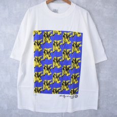 画像1: 90's ANDY WARHOL USA製 "Cow" アートプリントTシャツ DEADSTOCK XL  (1)
