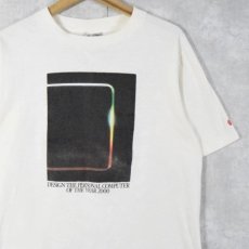 画像1: 2000's Apple "DESIGN THE PERSONAL COMPUTER OF THE YEAR 2000" プリントTシャツ L (1)