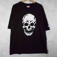 画像1: 90's Epitaph Records USA製 スカルプリント レコードレーベルTシャツ XL (1)