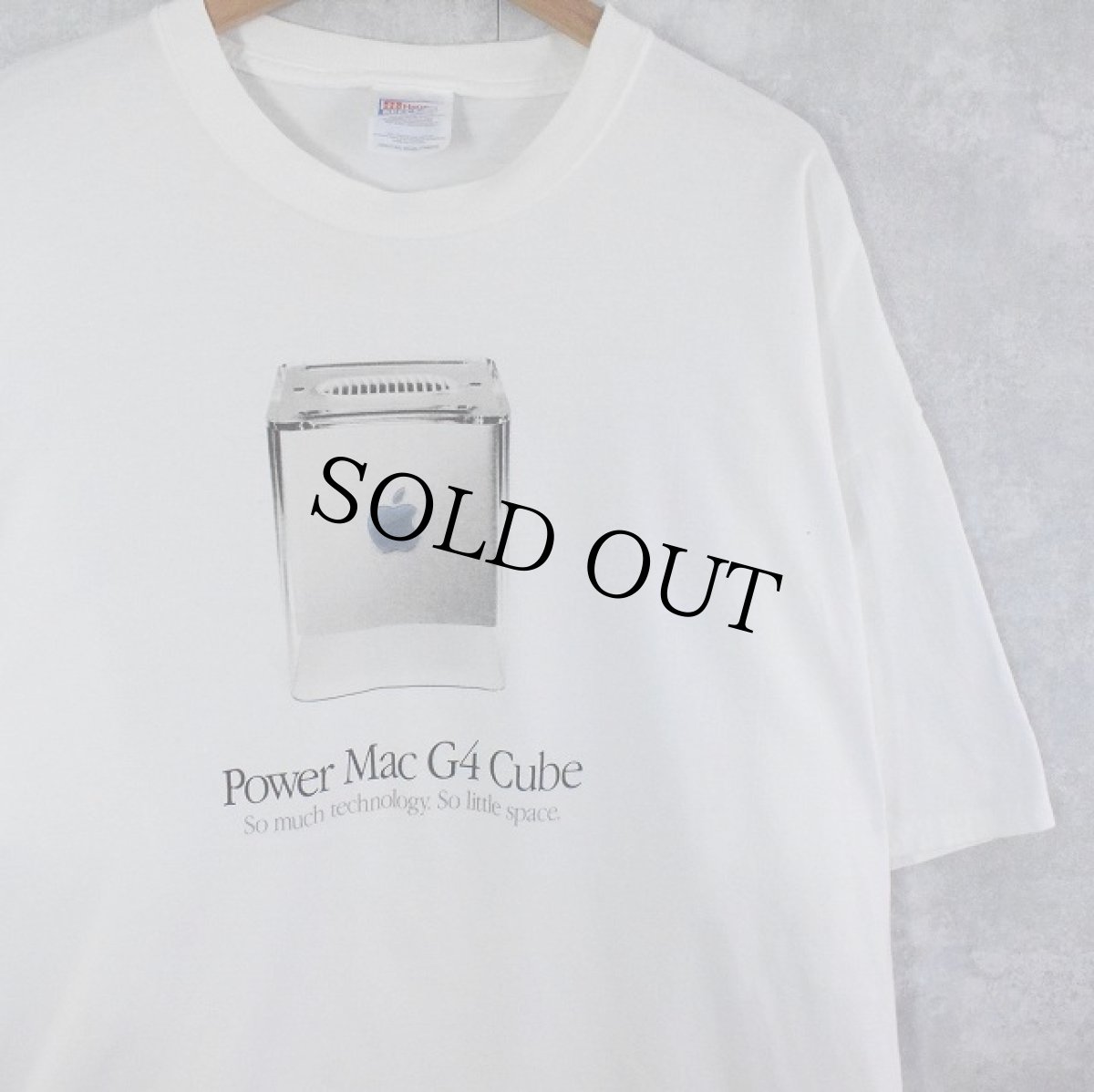 画像1: Apple "Power Mac G4 Cube" プリントTシャツ XXL (1)