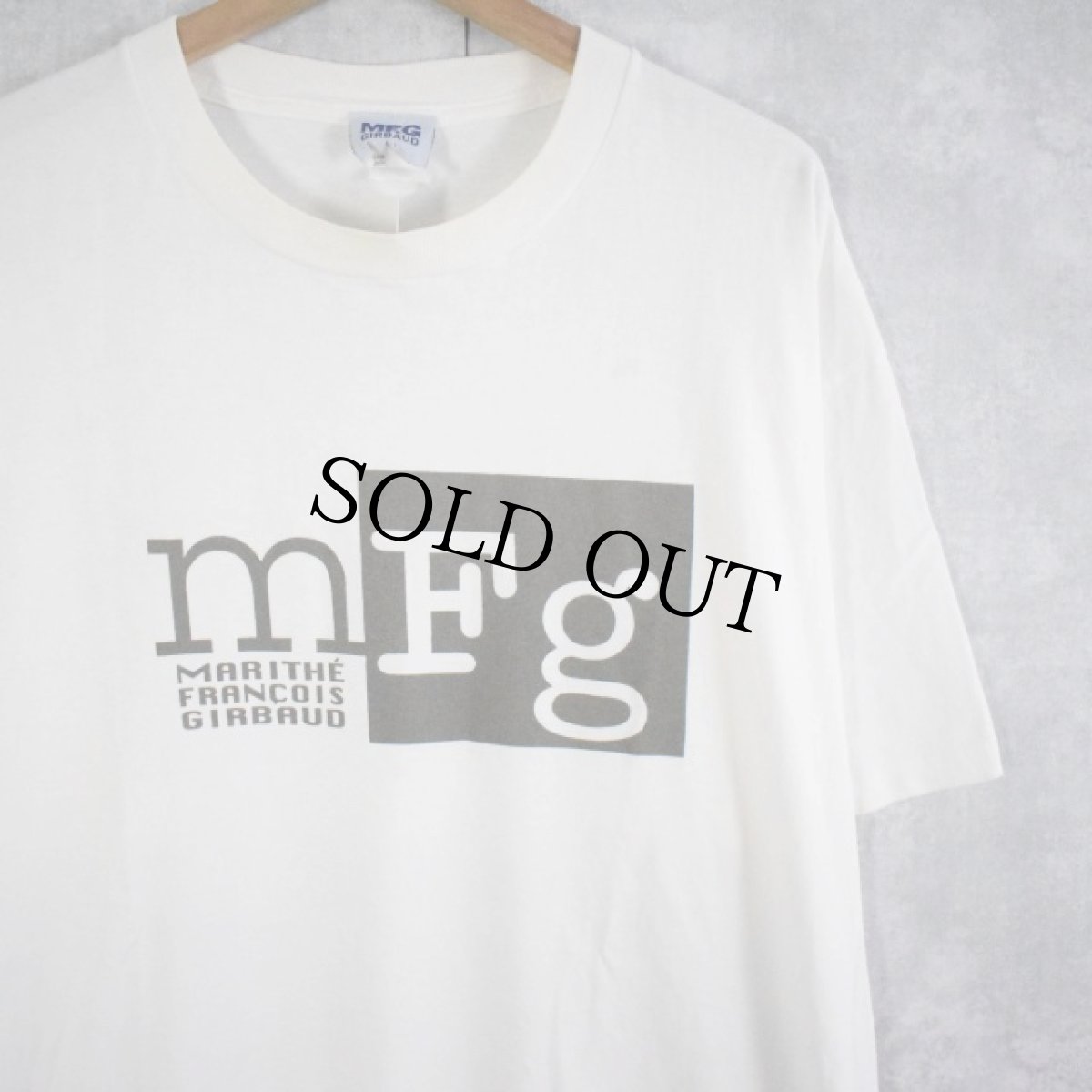 画像1: 90's MARITHE＋FRANCOIS GIRBAUD USA製 ロゴプリントTシャツ L (1)