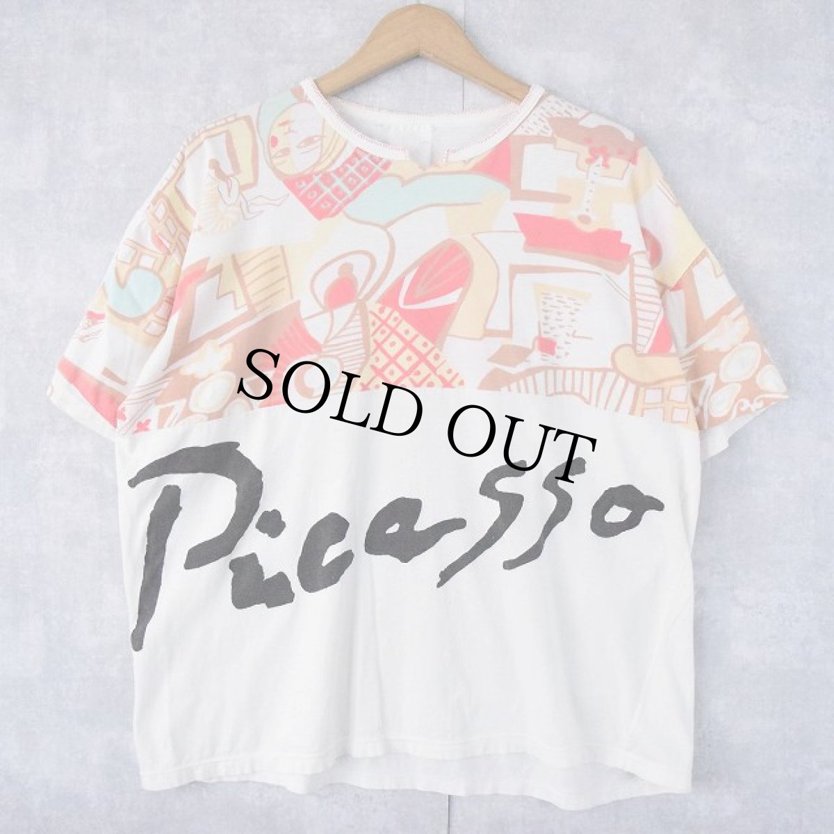 画像1: 90's〜 Picasso アートプリントTシャツ (1)