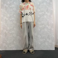 画像2: 90's〜 Picasso アートプリントTシャツ (2)