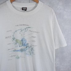 画像1: 80's USA製 "THE FISHERMAN" イラストプリントTシャツ XL (1)