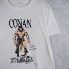 画像1: 90's Conan the Barbarian USA製 映画プリントTシャツ XL (1)