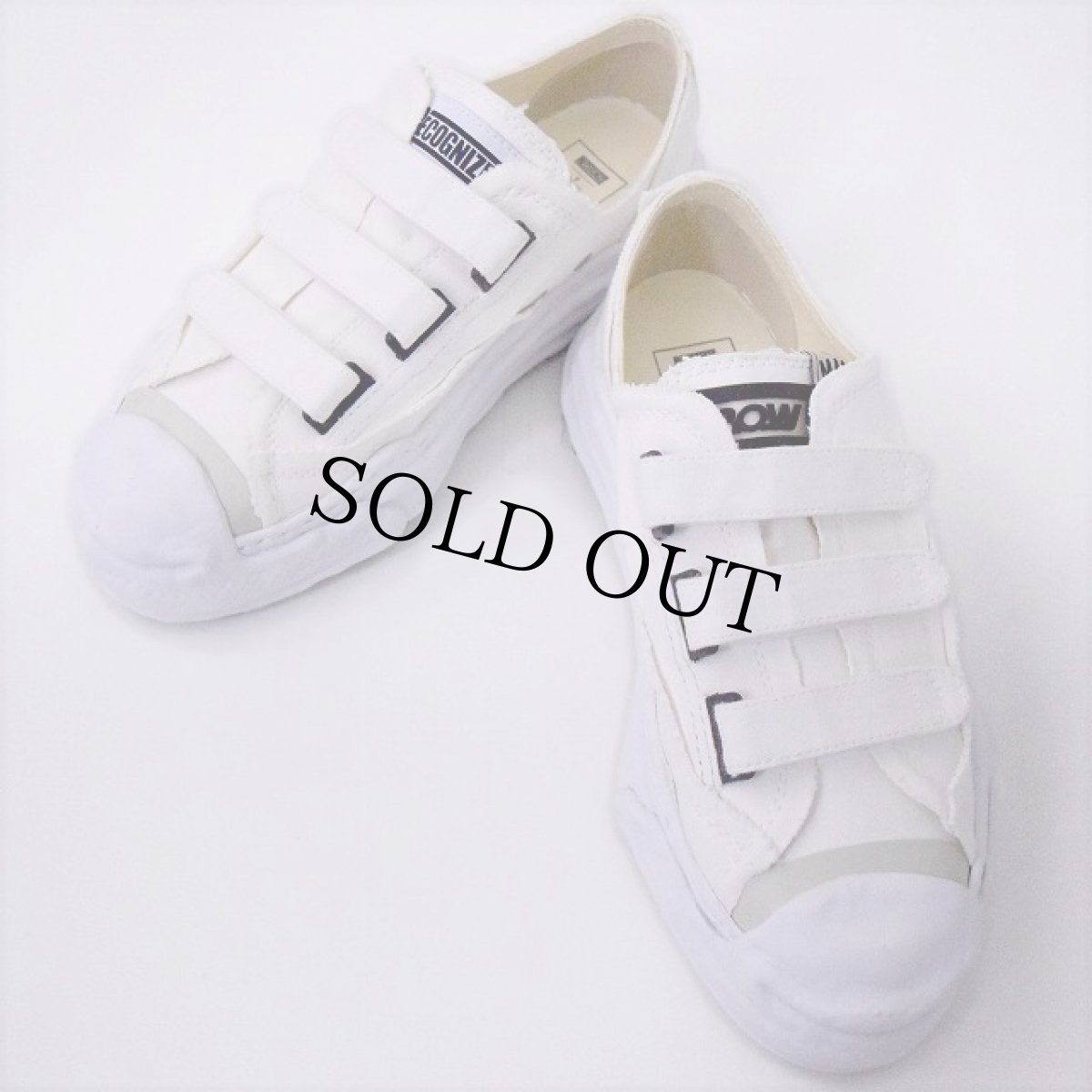 画像1: BOWWOW × RECOGNIZE × Maison MIHARAYASUHIRO Collaborations 2nd Collaboration Velcro SNEAKERS WHITE 42 (1)