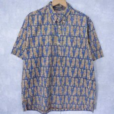 画像1: Reyn Spooner "Hawaiian Traditionals" 総柄アロハシャツ L (1)
