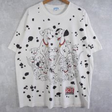 画像1: 90's DISNEY USA製 "101DALMATIANS" 大判プリントTシャツ ONE SIZE (1)