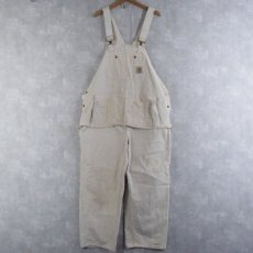 画像1: 90's Carhartt USA製 エプロン付き ダブルニーオーバーオール  (1)