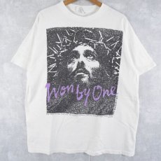 画像2: 80's USA製 Jesus Christ イラストプリントTシャツ XL (2)