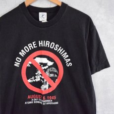 画像1: 90's "NO MORE HIROSHIMAS" 原爆プリントTシャツ L (1)