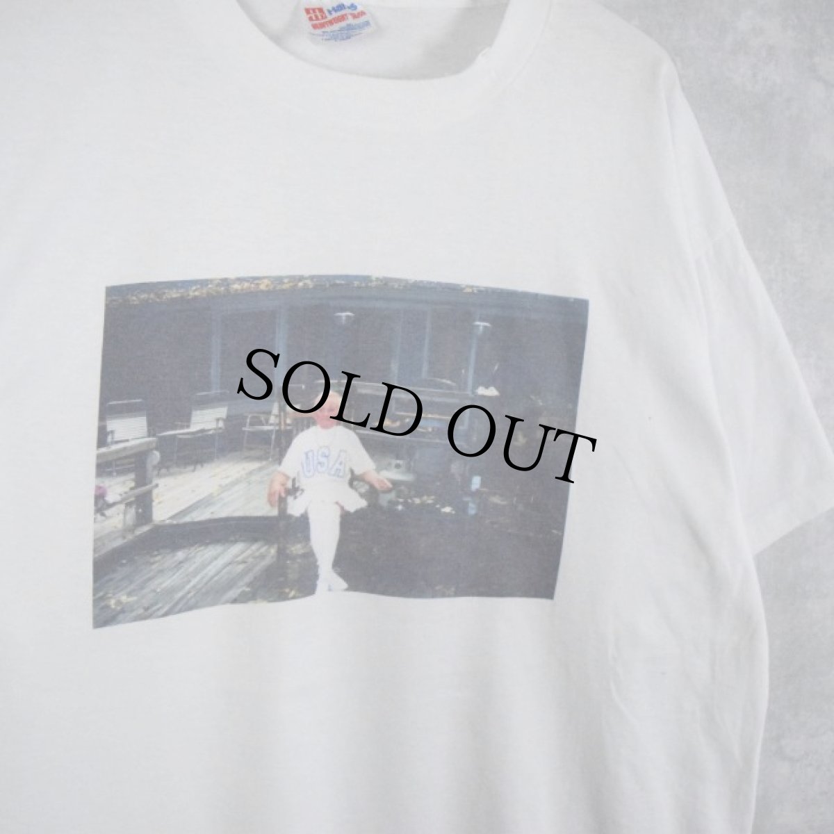 画像1: 90's USA製 フォトプリントTシャツ XL (1)