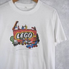 画像1: 80's USA製 LEGO キャラクタープリントTシャツ L (1)