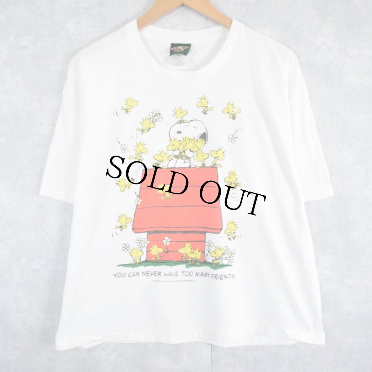 画像1: 90's SNOOPY USA製 キャラクタープリントTシャツ XL (1)