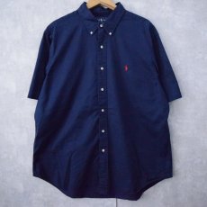 画像1: Ralph Lauren "CLASSIC FIT" ボタンダウンコットンシャツ XL (1)