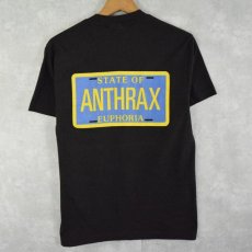 画像2: 80's ANTHRAX "STATE OF EUPHORIA" USA製 ヘヴィメタルバンドTシャツ M (2)