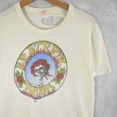 画像1: 70's GRATEFUL DEAD スカルイラスト ロックバンドTシャツ L (1)