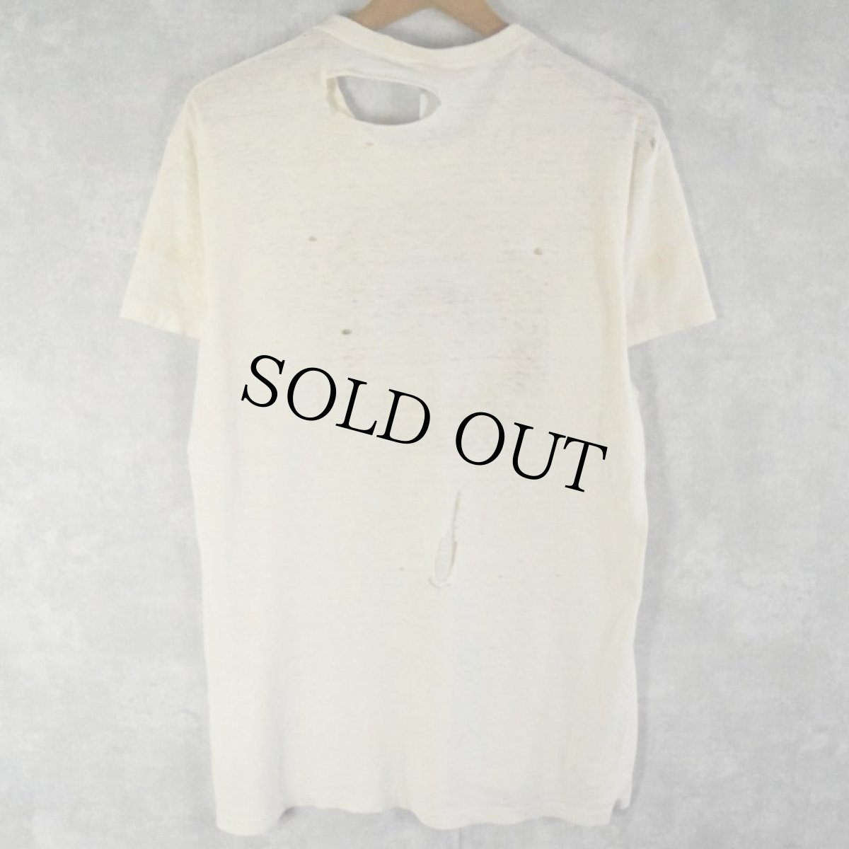 画像2: 70's GRATEFUL DEAD スカルイラスト ロックバンドTシャツ L (2)