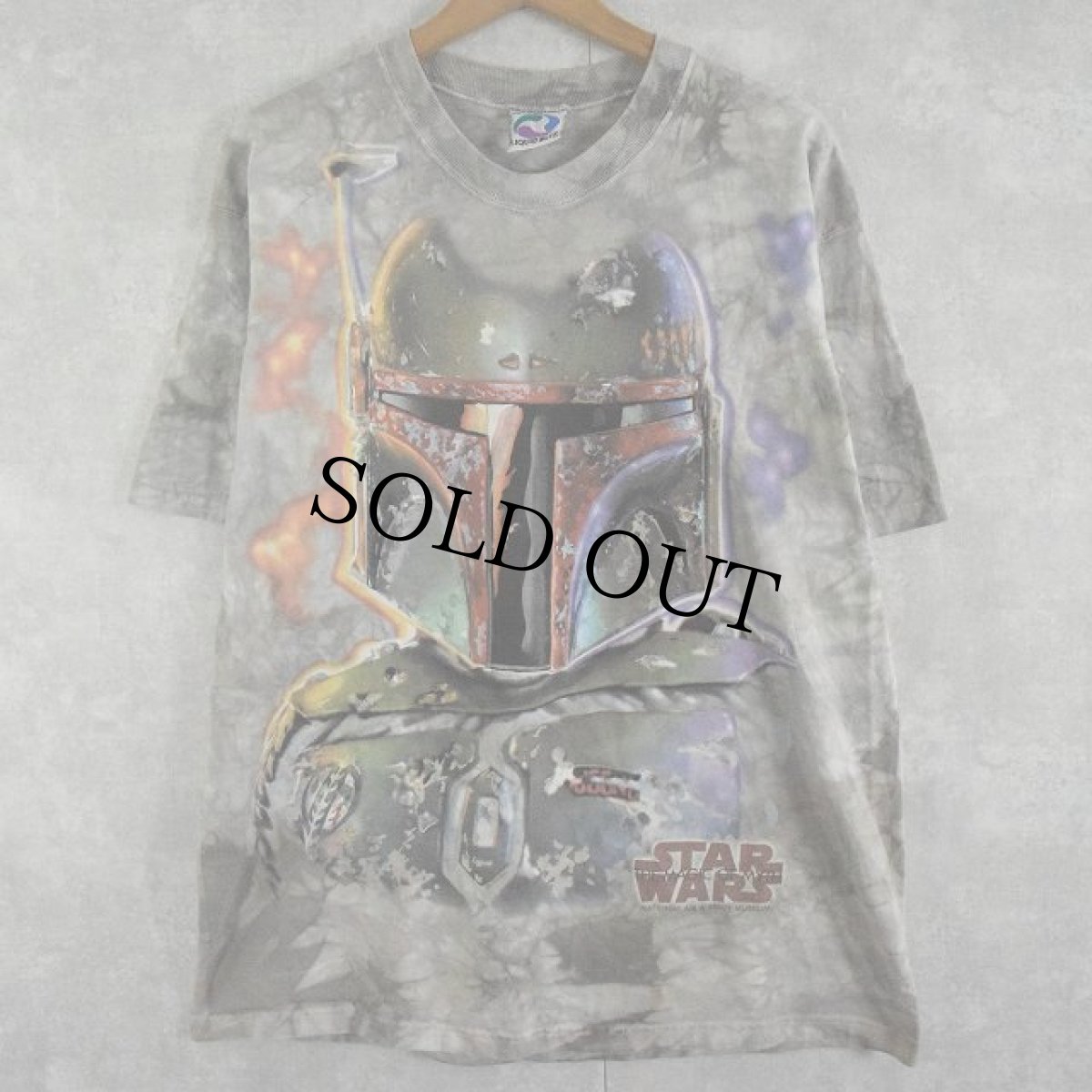 画像1: LIQUID BLUE USA製 "Star Wars:The Magic of Myth" 大判プリントTシャツ L (1)