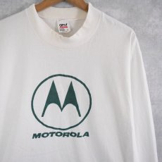 画像1: MOTOROLA USA製 携帯電話企業ロゴプリントロンT L (1)