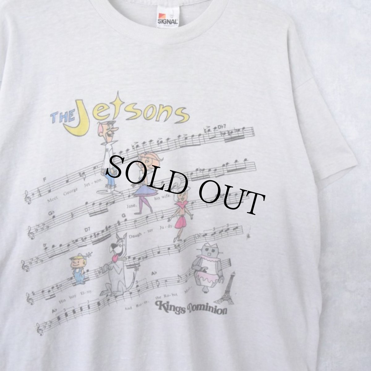 画像1: 80's USA製 "THE Jetsons" テレビアニメプリントTシャツ XL (1)
