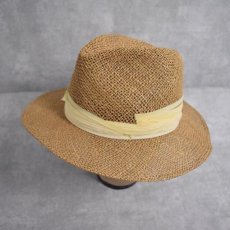 画像1: VINTAGE DORFMAN PACIFIC CO ストロー中折れハット (1)