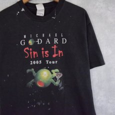 画像1: 2005 Sin is In "MICHAEL GODARD" アートワークプリントTシャツ L (1)