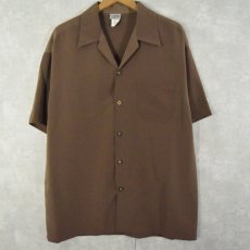 画像1: CALTOP USA製 オープンカラーシャツ M (1)