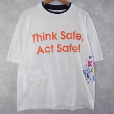 画像1: 【SALE】90's USA製 試し刷り ロゴプリントTシャツ DEADSTOCK L (1)